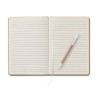 Carnet A5  en carton recyclé personnalisé - CARATIL Matières : papier Couleurs : blanc objet publicitaire robuste