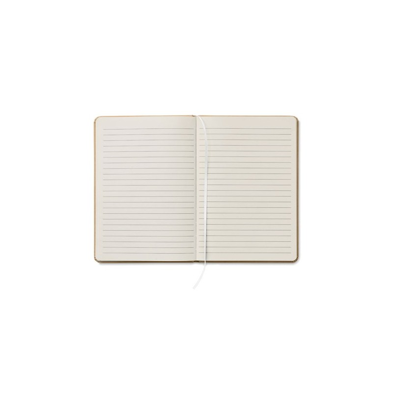 Carnet A5  en carton recyclé personnalisé - CARATIL Matières : papier Couleurs : blanc objet promo petit budget
