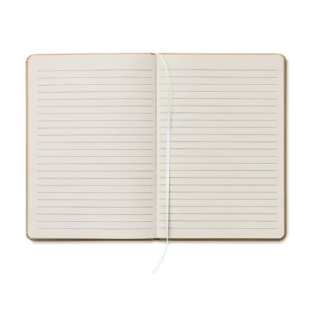 Carnet A5  en carton recyclé personnalisé - CARATIL Matières : papier Couleurs : blanc objet promo petit budget