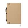 Carnet A5  en carton recyclé personnalisé - CARATIL Matières : papier Couleurs : noir objet promotionnel éco-responsable