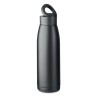 Bouteille isotherme personnalisée 400ml - CALEFRIO Couleurs : noir Matières : acier inoxydable recyclé impression haute définiti
