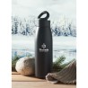 Bouteille isotherme personnalisée 400ml - CALEFRIO Couleurs : noir Matières : acier inoxydable recyclé cadeau collaborateur prem