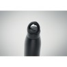 Bouteille isotherme personnalisée 400ml - CALEFRIO Couleurs : noir Matières : acier inoxydable recyclé goodies entreprise design
