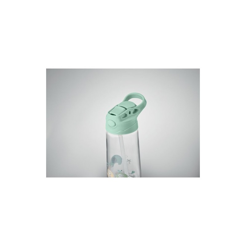 Bouteille pratique en Tritan 450 ml - SID Matières : tritan Couleurs : vert menthe personnalisable avec votre logo