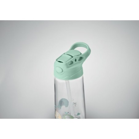 Bouteille pratique en Tritan 450 ml - SID Matières : tritan Couleurs : vert menthe personnalisable avec votre logo