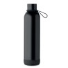 Bouteille isotherme double paroi 500ml - MUSEY Matières : acier inoxydable Couleurs : noir cadeau entreprise pas cher