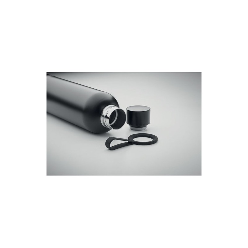 Bouteille isotherme double paroi 500ml - MUSEY Matières : acier inoxydable Couleurs : noir livraison express 24h 48h