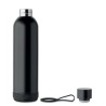 Bouteille isotherme double paroi 500ml - MUSEY Matières : acier inoxydable Couleurs : noir objet promotionnel éco-responsable