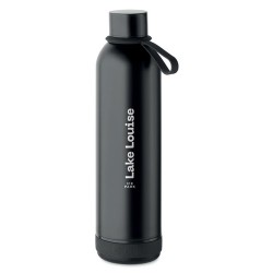 Bouteille isotherme double paroi 500ml - MUSEY Matières : acier inoxydable Couleurs : noir cadeau collaborateur premium