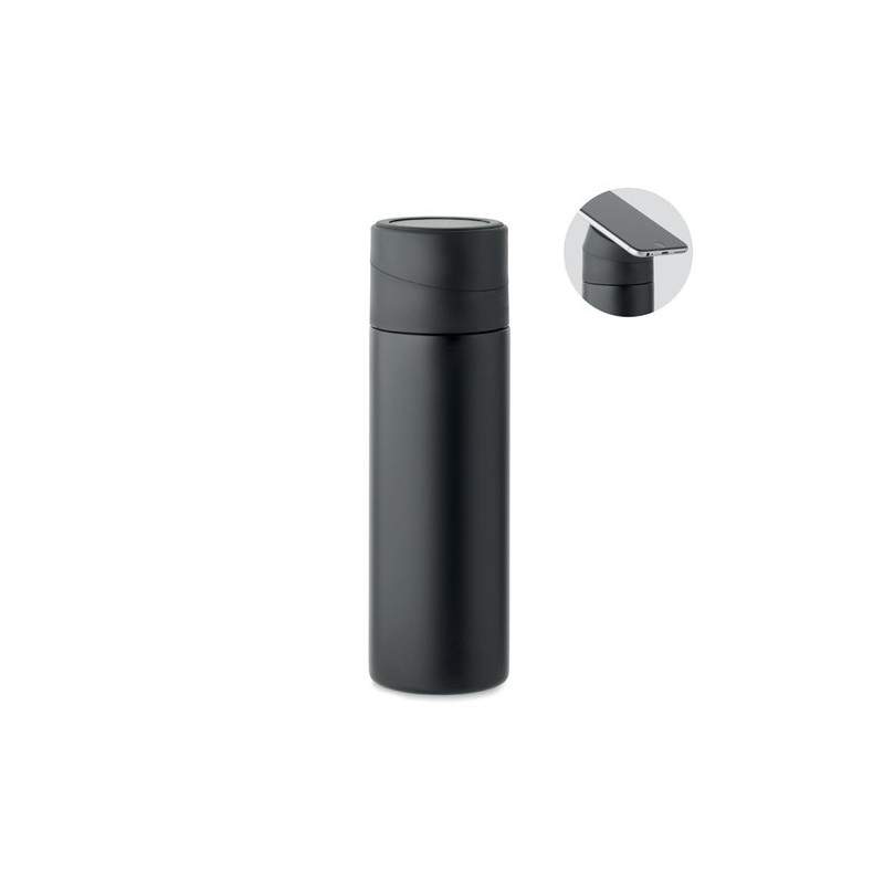 Bouteille isotherme  personnalisée 420 ml - PHOTTLE Couleurs : noir Matières : acier inoxydable recyclé