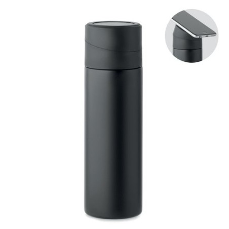 Bouteille isotherme  personnalisée 420 ml - PHOTTLE Couleurs : noir Matières : acier inoxydable recyclé