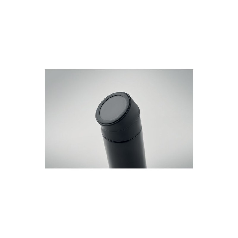Bouteille isotherme  personnalisée 420 ml - PHOTTLE Couleurs : noir Matières : acier inoxydable recyclé marquage laser ultra pré