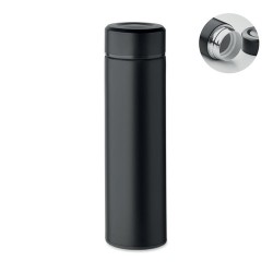 Bouteille isotherme  personnalisée 420 ml - NUNAVUT Couleurs : noir Matières : acier inoxydable recyclé
