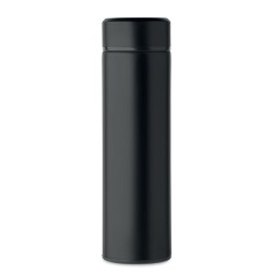 Bouteille isotherme  personnalisée 420 ml - NUNAVUT Couleurs : noir Matières : acier inoxydable recyclé cadeau collaborateur pre