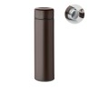 Bouteille isotherme  personnalisée 420 ml - NUNAVUT Couleurs : chocolat Matières : acier inoxydable recyclé goodies publicitaire