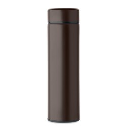 Bouteille isotherme  personnalisée 420 ml - NUNAVUT Couleurs : chocolat Matières : acier inoxydable recyclé personnalisation rap