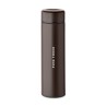 Bouteille isotherme  personnalisée 420 ml - NUNAVUT Couleurs : chocolat Matières : acier inoxydable recyclé marquage couleur écl