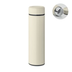Bouteille isotherme  personnalisée 420 ml - NUNAVUT Couleurs : blanc cassé Matières : acier inoxydable recyclé cadeau entreprise