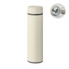 Bouteille isotherme  personnalisée 420 ml - NUNAVUT Couleurs : blanc cassé Matières : acier inoxydable recyclé cadeau entreprise