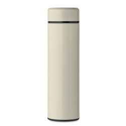 Bouteille isotherme  personnalisée 420 ml - NUNAVUT Couleurs : blanc cassé Matières : acier inoxydable recyclé goodies entrepris