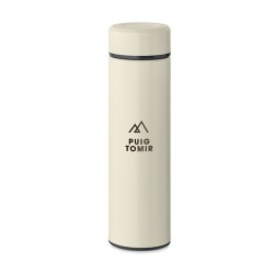 Bouteille isotherme  personnalisée 420 ml - NUNAVUT Couleurs : blanc cassé Matières : acier inoxydable recyclé cadeau client ori
