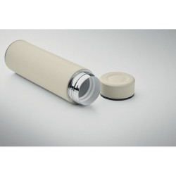 Bouteille isotherme  personnalisée 420 ml - NUNAVUT Couleurs : blanc cassé Matières : acier inoxydable recyclé goodies publicita