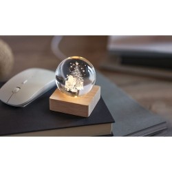 Boule de Noël LED Santa Light - Décoration Éblouissante