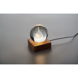 Boule de Noël LED Santa Light - Décoration Éblouissante