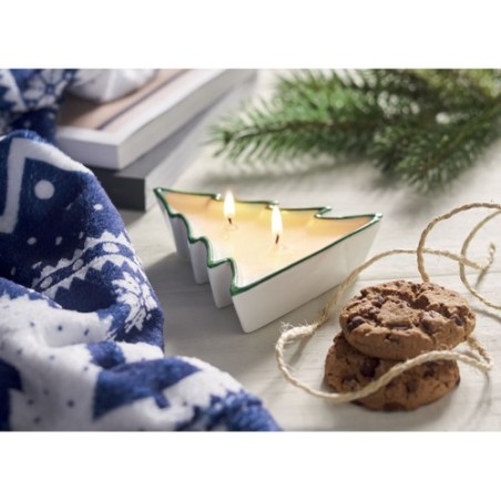 Bougie Végétale Sapin de Noël 60g - HOLIFIR