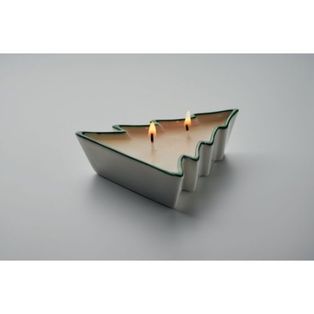 Bougie Végétale Sapin de Noël 60g - HOLIFIR