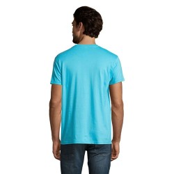 T-Shirt Homme 190g Publicitaire IMPERIAL Matières : coton Taille textile : M Couleurs : bleu atoll personnalisable avec votre lo