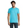T-Shirt Homme 190g Publicitaire IMPERIAL Matières : coton Taille textile : S Couleurs : bleu atoll impression haute définition