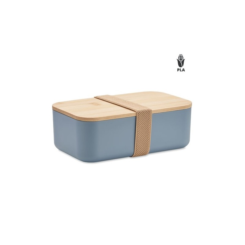 Boîte à lunch  en maïs PLA 1000ml - BEIBABOX Matières : PET Couleurs : bleu pétrole