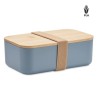 Boîte à lunch  en maïs PLA 1000ml - BEIBABOX Matières : PET Couleurs : bleu pétrole