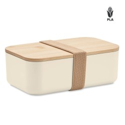 Boîte à lunch  en maïs PLA 1000ml - BEIBABOX Matières : PET Couleurs : beige personnalisable avec votre logo