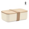 Boîte à lunch  en maïs PLA 1000ml - BEIBABOX Matières : PET Couleurs : beige personnalisable avec votre logo