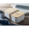 Boîte à lunch  en maïs PLA 1000ml - BEIBABOX Matières : PET Couleurs : beige objet promo petit budget
