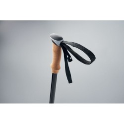 Bâtons de marche nordique confortables et performants - NOLE Matières : PET recyclé Couleurs : noir marquage laser ultra précis