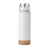 Bouteille isotherme double paroi 500ml personnalisée IVES Couleurs : blanc Matières : acier inoxydable recyclé cadeau entreprise