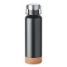 Bouteille isotherme double paroi 500ml personnalisée IVES Couleurs : noir Matières : acier inoxydable recyclé personnalisable av