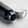 Bouteille isotherme double paroi 500ml personnalisée IVES Couleurs : noir Matières : acier inoxydable recyclé marquage laser ult