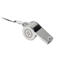 Sifflet en Métal Pratique Personnalisé XIULA Matières : métal Couleurs : argenté marquage laser ultra précis