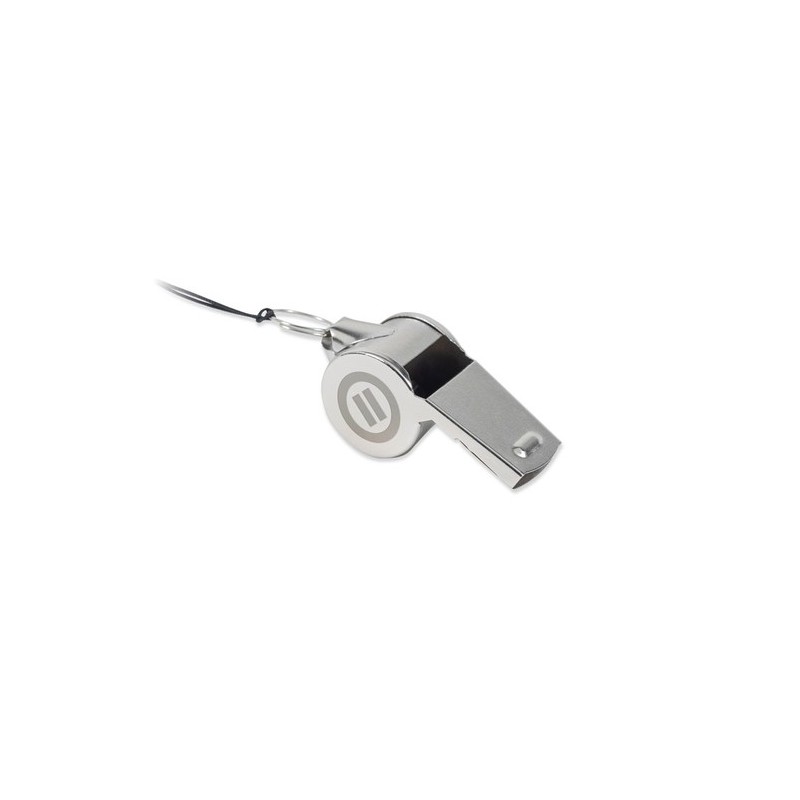 Sifflet en Métal Pratique Personnalisé XIULA Matières : métal Couleurs : argenté marquage laser ultra précis