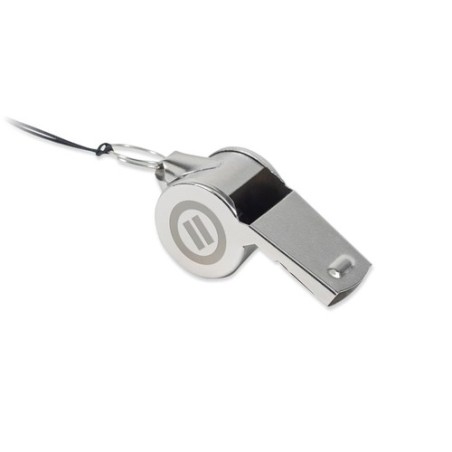 Sifflet en Métal Pratique Personnalisé XIULA Matières : métal Couleurs : argenté marquage laser ultra précis