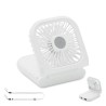Ventilateur portable pliable personnalisé - STANDFAN Matières : ABS Couleurs : blanc