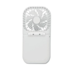 Ventilateur portable pliable personnalisé - STANDFAN Matières : ABS Couleurs : blanc cadeau entreprise pas cher