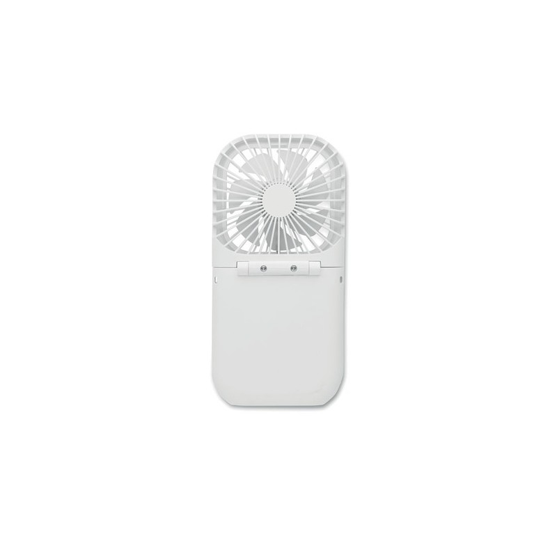 Ventilateur portable pliable personnalisé - STANDFAN Matières : ABS Couleurs : blanc cadeau entreprise pas cher