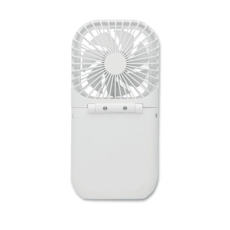 Ventilateur portable pliable personnalisé - STANDFAN Matières : ABS Couleurs : blanc cadeau entreprise pas cher