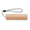 Torche rechargeable en bois personnalisée - Lampe puissante LITE Matières : bois Couleurs : bois personnalisable avec votre logo
