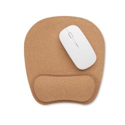 Tapis de souris ergonomique personnalisé - Confort et style pas cher MARBO Matières : liège Couleurs : beige cadeau entreprise p